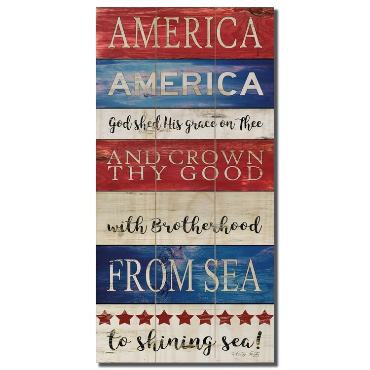 America America 12" X 24" Wood Pallet 3 America America 12" X 24" Wood Pallet
