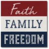 Faith Family 30 X 30 Canvas Wall Art 1 Faith Family 30 X 30 Canvas Wall Art -Courtside Market 1042818