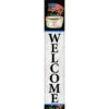 Americana Flower Tub 7" X 40" Porch Sign
