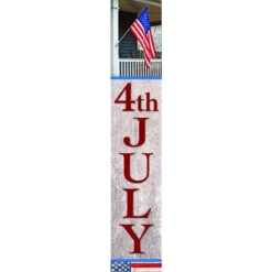 USA Flag 7" X 40" Porch Sign