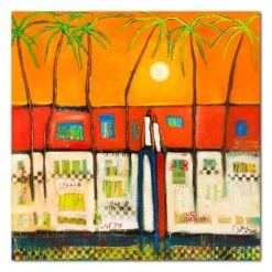 William Debilzan For Better Or Worse 40" X 40" Gallery-Wrapped Canvas Wall Art