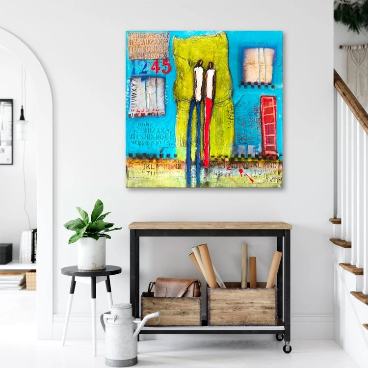 William Debilzan Times Like These 40" X 40" Gallery-Wrapped Canvas Wall Art 4 William Debilzan Times Like These 40" X 40" Gallery-Wrapped Canvas Wall Art - Image 2