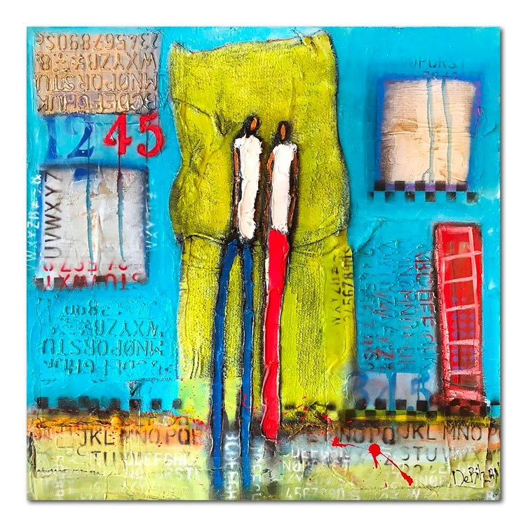 William Debilzan Times Like These 40" X 40" Gallery-Wrapped Canvas Wall Art 3 William Debilzan Times Like These 40" X 40" Gallery-Wrapped Canvas Wall Art