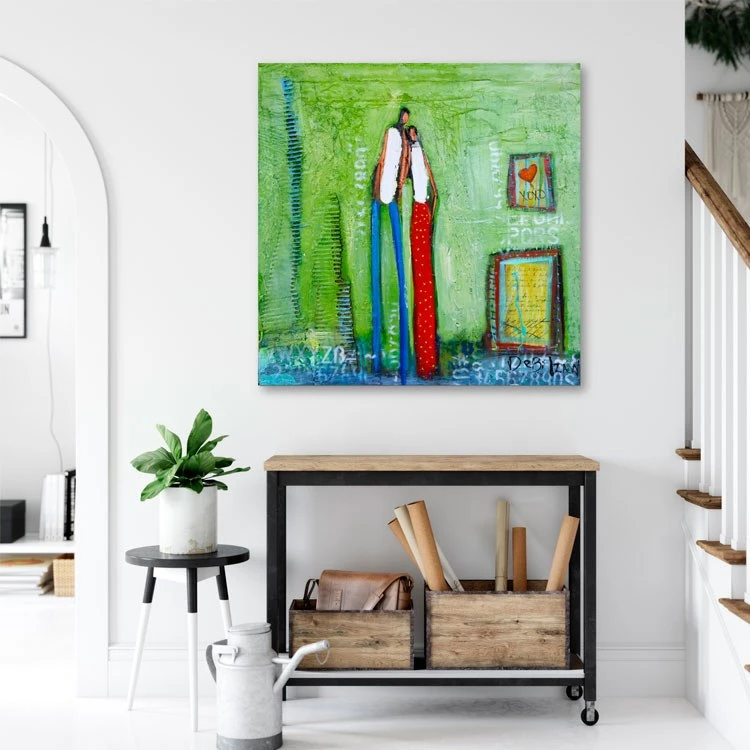 William Debilzan Where Would I Be 40" X 40" Gallery-Wrapped Canvas Wall Art 4 William Debilzan Where Would I Be 40" X 40" Gallery-Wrapped Canvas Wall Art - Image 2