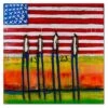 William Debilzan Land Of Liberty 16" X 16" X 2" Gallery-Wrapped Canvas Wall Art -Courtside Market 795548 a215ade2 8e5d 46bb 943e 95174635452c