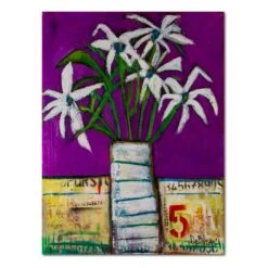 William Debilzan Bouquet 15 20" X 24" X 2" Gallery-Wrapped Canvas Wall Art