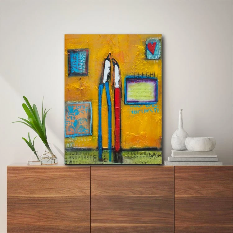 William Debilzan Somewhere With You 20" X 24" X 2" Gallery-Wrapped Canvas Wall Art 4 William Debilzan Somewhere With You 20" X 24" X 2" Gallery-Wrapped Canvas Wall Art - Image 2