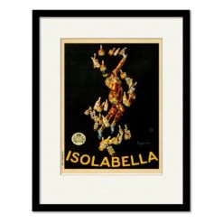 Isolabella 1910 20" X 24" Framed And Matted Art