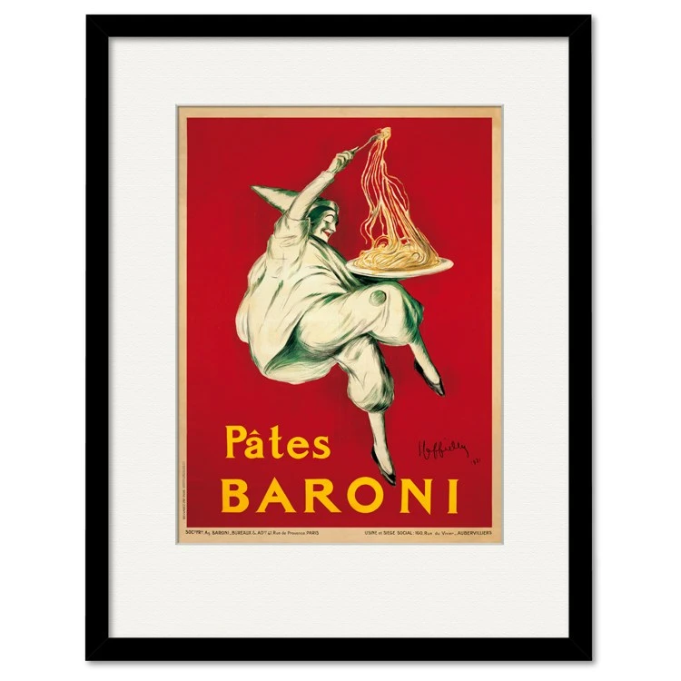 Pates Baroni 1921 16" X 20" Framed And Matted Art 3 Pates Baroni 1921 16" X 20" Framed And Matted Art