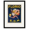 Florio 1915 16" X 20" Framed And Matted Art 2 Florio 1915 16" X 20" Framed And Matted Art -Courtside Market 795798 2ec733b6 558e 4849 b160 0ea67c5a832b