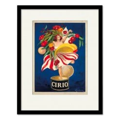 Cirio 20" X 24" Framed And Matted Art
