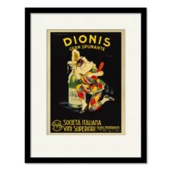 Dionis 1925 Ca. 20" X 24" Framed And Matted Art