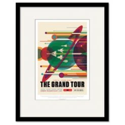 Grand Tour 16" X 20" Framed And Matted Art