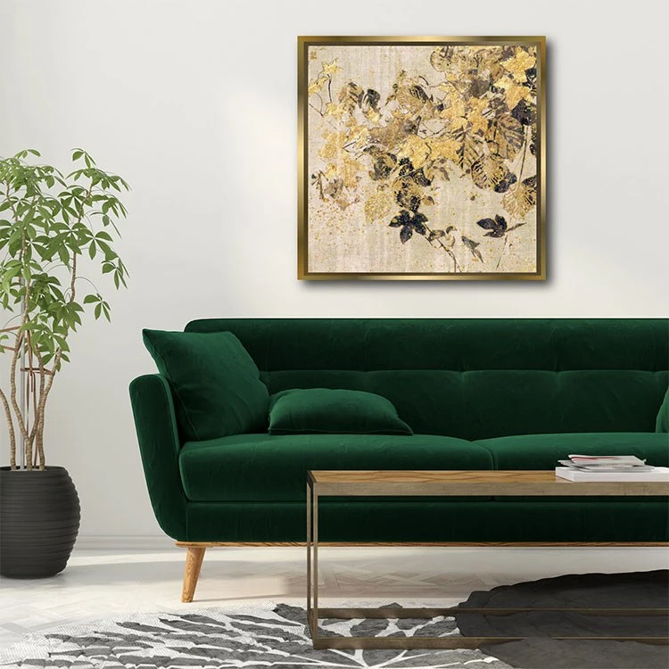 Bold Ivy 30" X 30" Gallery-Wrapped Canvas Wall Art 4 Bold Ivy 30" X 30" Gallery-Wrapped Canvas Wall Art - Image 2