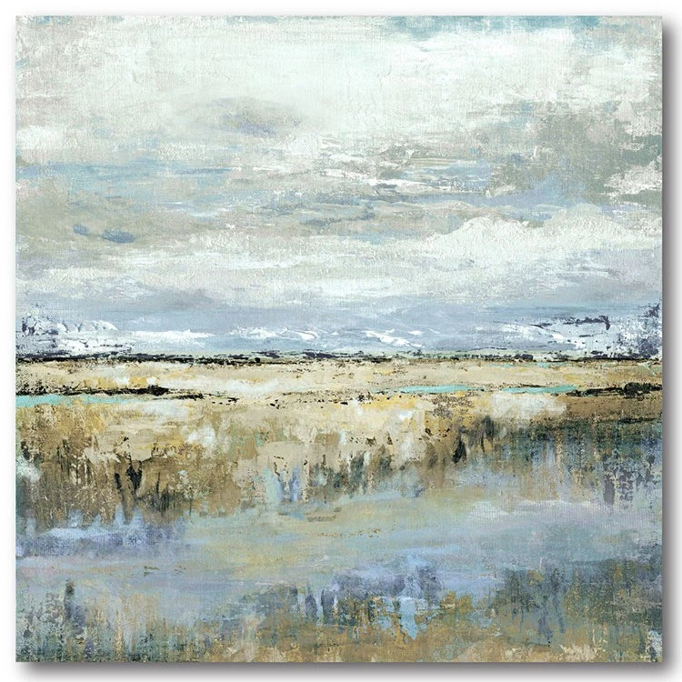 Coastal Marsh 24" X 24" Gallery-Wrapped Canvas Wall Art 3 Coastal Marsh 24" X 24" Gallery-Wrapped Canvas Wall Art