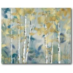 Gilded Forest II 16" X 20" Gallery-Wrapped Canvas Wall Art