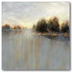 Rainy Sunset II 24" X 24" Gallery-Wrapped Canvas Wall Art