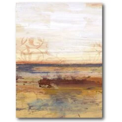 Earthy Horizons 20" X 24" Gallery-Wrapped Canvas Wall Art