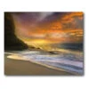 Malibu Sun 20" X 24" Gallery-Wrapped Canvas Wall Art