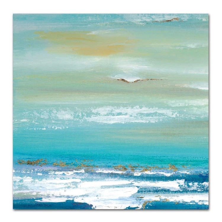 Deep Blue Sea I 24" X 24" Gallery-Wrapped Canvas Wall Art 3 Deep Blue Sea I 24" X 24" Gallery-Wrapped Canvas Wall Art