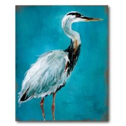 Crane I 20" X 24" Gallery-Wrapped Canvas Wall Art