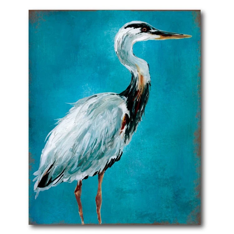 Crane I 20" X 24" Gallery-Wrapped Canvas Wall Art 3 Crane I 20" X 24" Gallery-Wrapped Canvas Wall Art