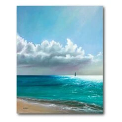 Sea & Sand 16" X 20" Gallery-Wrapped Canvas Wall Art
