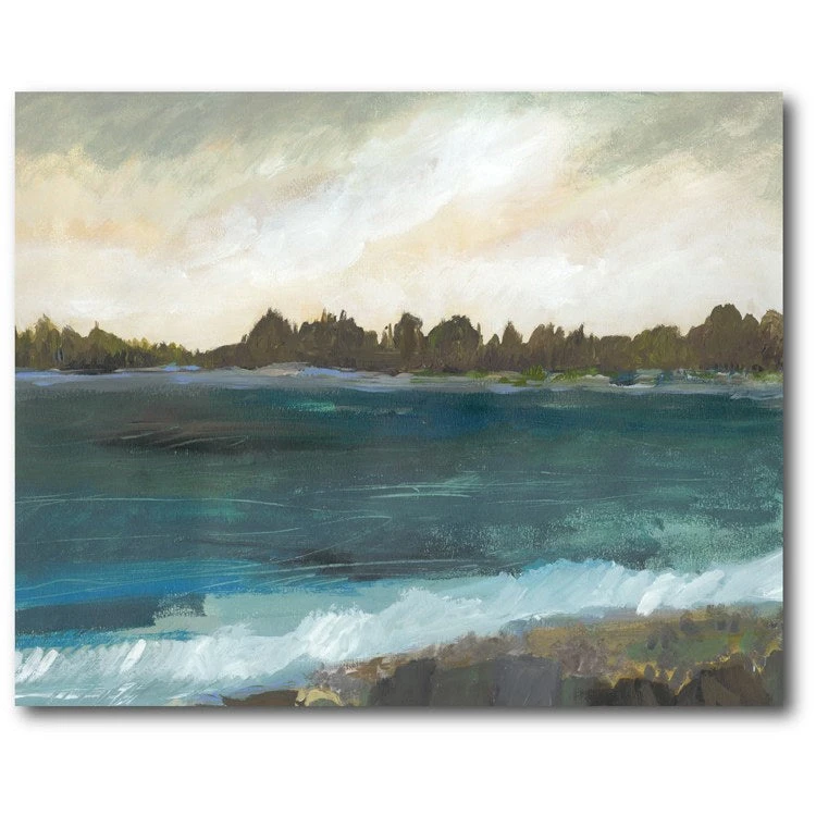 Seaside View II 20" X 24" Gallery-Wrapped Canvas Wall Art 3 Seaside View II 20" X 24" Gallery-Wrapped Canvas Wall Art