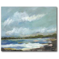Seaside View IV 16" X 20" Gallery-Wrapped Canvas Wall Art
