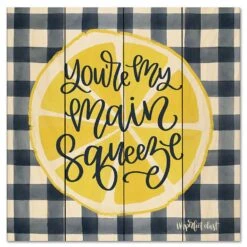 Main Squeeze 12" X 12" Wood Pallet Wall Art