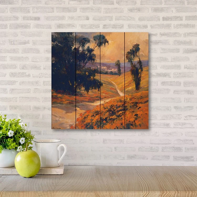 Afternoon II 12" X 12" Wood Pallet Wall Art 4 Afternoon II 12" X 12" Wood Pallet Wall Art - Image 2