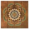 Boho Medallion II 12" X 12" Wood Pallet Wall Art 2 Boho Medallion II 12" X 12" Wood Pallet Wall Art -Courtside Market 796553