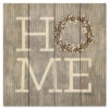 Home 12" X 12" Wood Pallet Wall Art -Courtside Market 796554