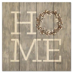 Home 12" X 12" Wood Pallet Wall Art
