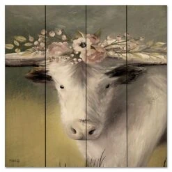 Minnie Portrait 12" X 12" Wood Pallet Wall Art