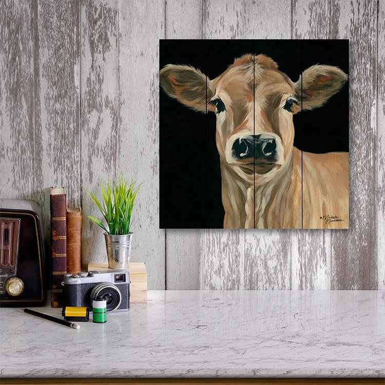 Jersey Girl 12" X 12" Wood Pallet Wall Art 4 Jersey Girl 12" X 12" Wood Pallet Wall Art - Image 2