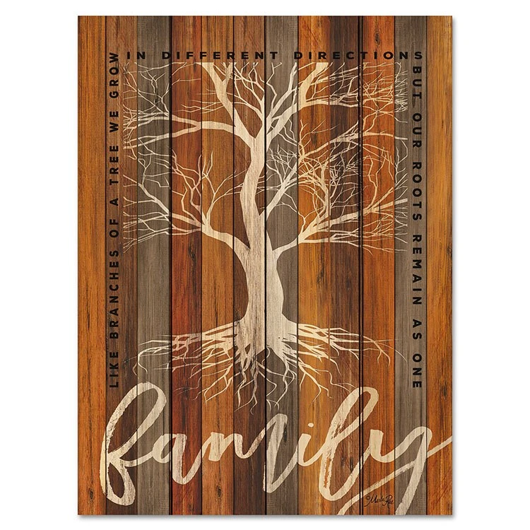 Family Roots 16" X 20" Wood Pallet Wall Art 3 Family Roots 16" X 20" Wood Pallet Wall Art