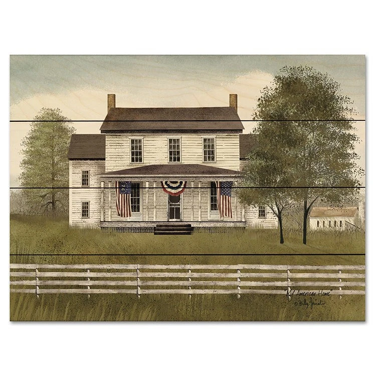 My American Home 12" X 16" Wood Pallet Wall Art 3 My American Home 12" X 16" Wood Pallet Wall Art