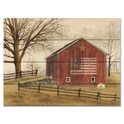 Flag Barn 16" X 20" Wood Pallet Wall Art