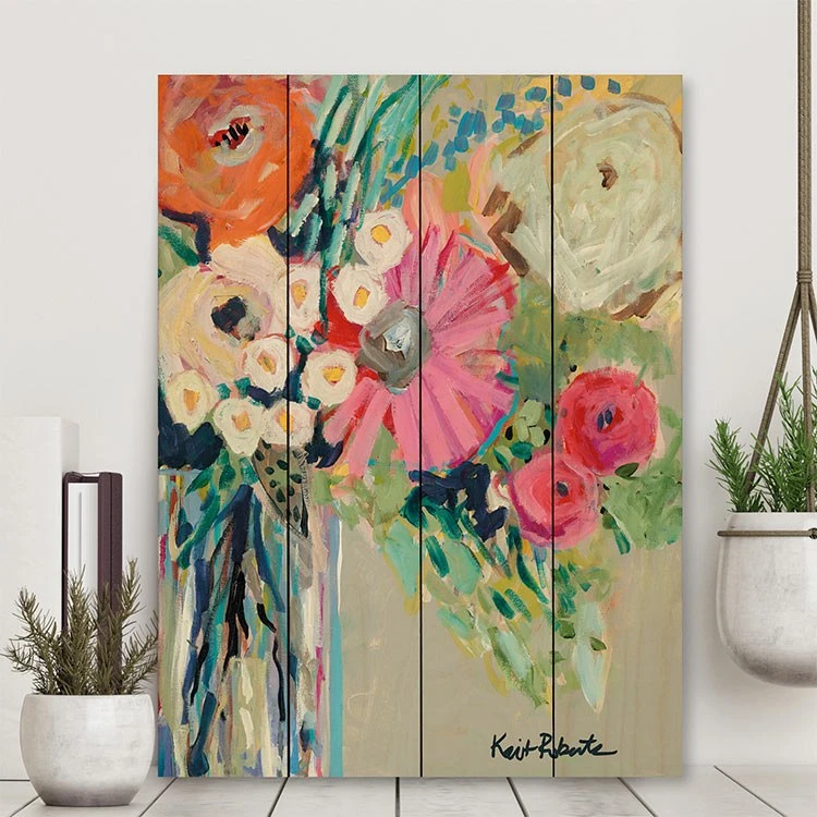 From Mrs. Hazel's Garden 16" X 20" Wood Pallet Wall Art 4 From Mrs. Hazel's Garden 16" X 20" Wood Pallet Wall Art - Image 2