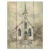 Faith 12" X 16" Wood Pallet Wall Art -Courtside Market 796605