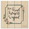 Be Kind, Honest & Good 18" X 18" Wood Pallet Wall Art