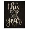 This Is Our Best Year Yet 16" X 20" Wood Pallet Wall Art