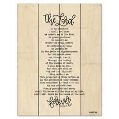 Psalm 23 12" X 16" Wood Pallet Wall Art