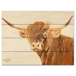 The Philosopher 12" X 16" Wood Pallet Wall Art