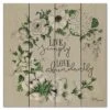 Live Simply 18" X 18" Wood Pallet Wall Art