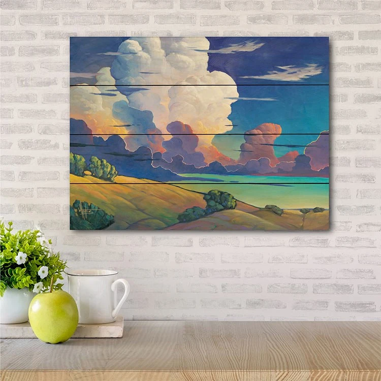 Veridico 12" X 16" Wood Pallet Wall Art 4 Veridico 12" X 16" Wood Pallet Wall Art - Image 2