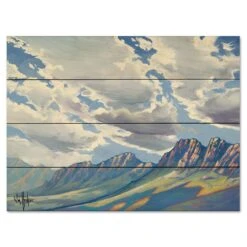 La Brecha 12" X 16" Wood Pallet Wall Art