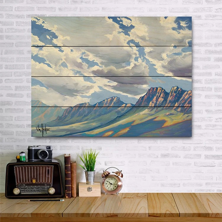 La Brecha 16" X 20" Wood Pallet Wall Art 4 La Brecha 16" X 20" Wood Pallet Wall Art - Image 2