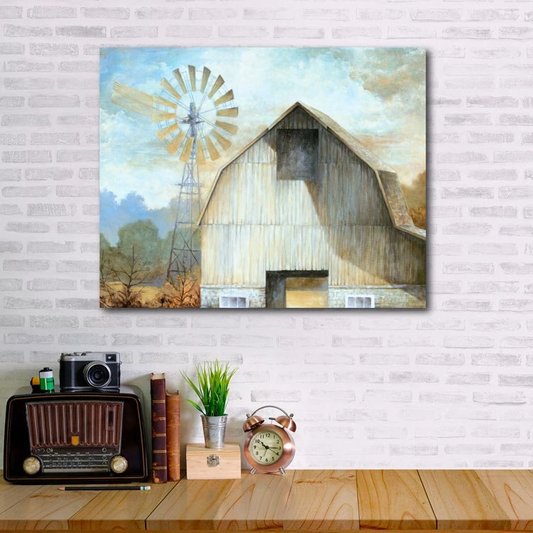 Barn Country 16" X 20" Gallery-Wrapped Canvas Wall Art 4 Barn Country 16" X 20" Gallery-Wrapped Canvas Wall Art - Image 2